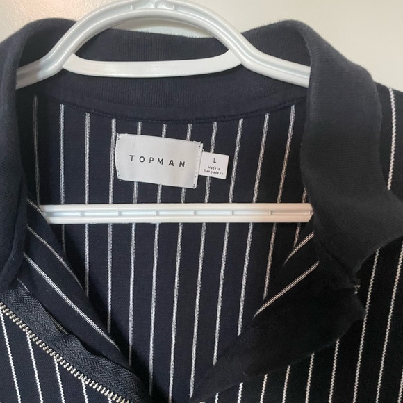 Topshop Collared Tee Shirt - Picture 3 of 5